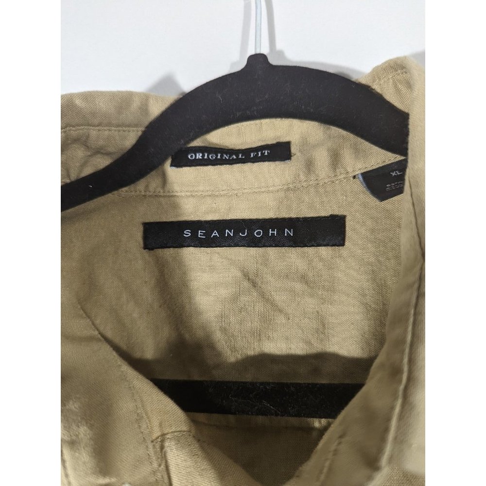 BUNDLE Sean John Linen Cotton Button Down Shirt Men's Size XL - Picture 3 of 9